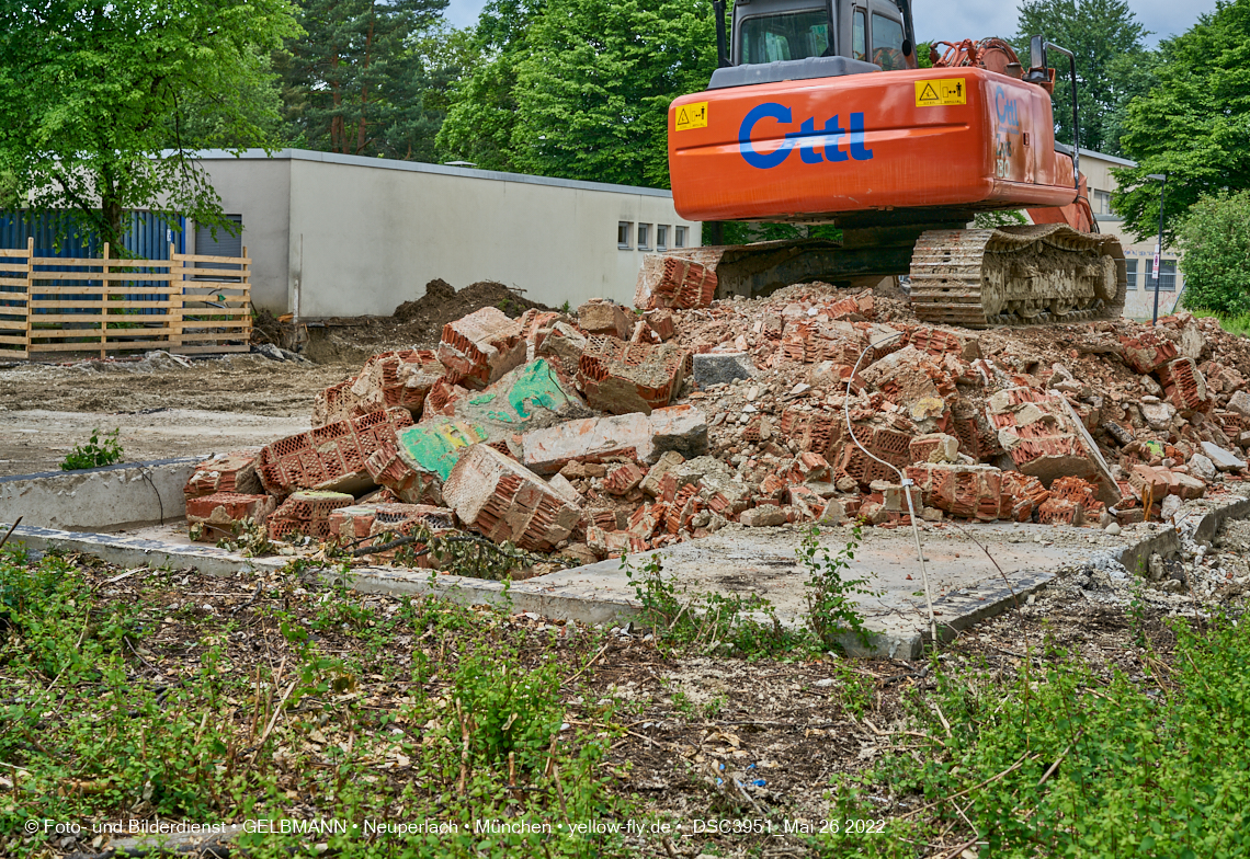 26.05.2022 - Baustelle am Haus für Kinder in Neuperlach